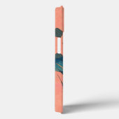 Pink Bee Flower Classic Hokusai Art Case-Mate iPhone Case (Achterkant / Rechts)