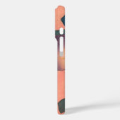 Pink Bee Flower Classic Hokusai Art Case-Mate iPhone Case (Achterkant / Links)