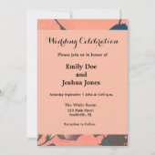 Pink Bee Flower Classic Hokusai Art Kaart (Voorkant)