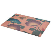 Pink Bee Flower Classic Hokusai Art Snijplank (Hoek)