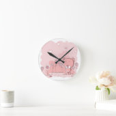 PINK BEER RONDE KLOK (Huis)