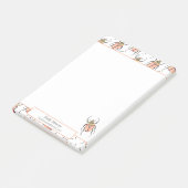 Pink Beetles Notitieblok met contactgegevens Post-it® Notes (Schuin)