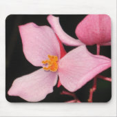 Pink Begonia Mousepad Muismat (Voorkant)