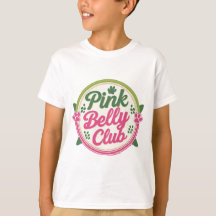 Pink Belly Club Logo Kind T-shirt