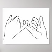 pink-belofte poster (Voorkant)