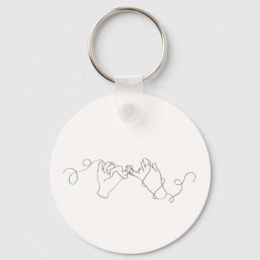 pink-belofte sleutelhanger (Voorkant)