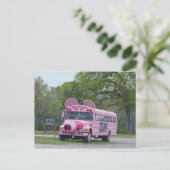 Pink Ben Wheeler, Texas, Hogfest Bus Briefkaart (Staand voorkant)