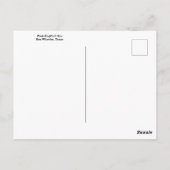 Pink Ben Wheeler, Texas, Hogfest Bus Briefkaart (Achterkant)