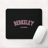 Pink Berkeley California Ca Varsity Style On Berke Muismat (Met muis)