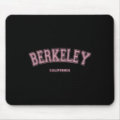 Pink Berkeley California Ca Varsity Style On Berke Muismat (Voorkant)