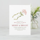 Pink Berries Corporate Christmas Office Council Kaart (Staand voorkant)