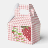 Pink Berry Sweet Strawberry Favoriet Box Bedankdoosjes (Voorkant Zijde)