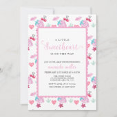 Pink Berry Sweet Sweetheart Valentijn Baby shower Kaart (Voorkant)