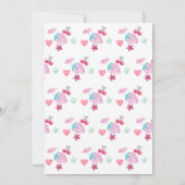 Pink Berry Sweet Sweetheart Valentijn Baby shower Kaart (Achterkant)