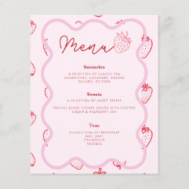 Pink Berry Sweet Theme Baby shower Afternoon Tea