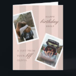 Pink Best Friends Foto Happy Birthday Kaart<br><div class="desc">Roze Beste Vrienden Foto Happy Birthday Kaart</div>