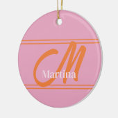 Pink Best Golf Score Ornament (Links)