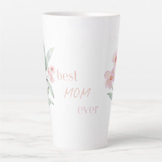 Pink Best mom ever - Latte mug, Mother’s Day Gift Mok