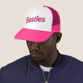 Pink Besties Trucker Pet (In situ)