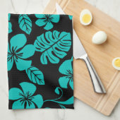 PINK BIKINI (BLACK/BLAUWGROEN) THEEDOEK (Quarter Fold)