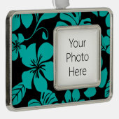 PINK BIKINI (BLACK/BLAUWGROEN) VERZILVERD OMLIJST ORNAMENT (Rechts)