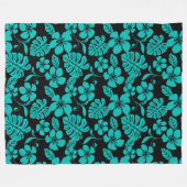 PINK BIKINI (BLACK/BLAUWGROEN) Vluchtelingenbak Fleece Deken (Voorkant (Horizontaal))