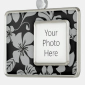 PINK BIKINI (BLACK/GRAY) VERZILVERD OMLIJST ORNAMENT (Links)