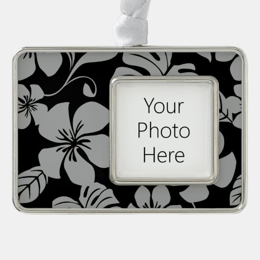 PINK BIKINI (BLACK/GRAY) VERZILVERD OMLIJST ORNAMENT (Voorkant)