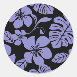 PINK BIKINI (BLACK/LAVENDER) RONDE STICKER