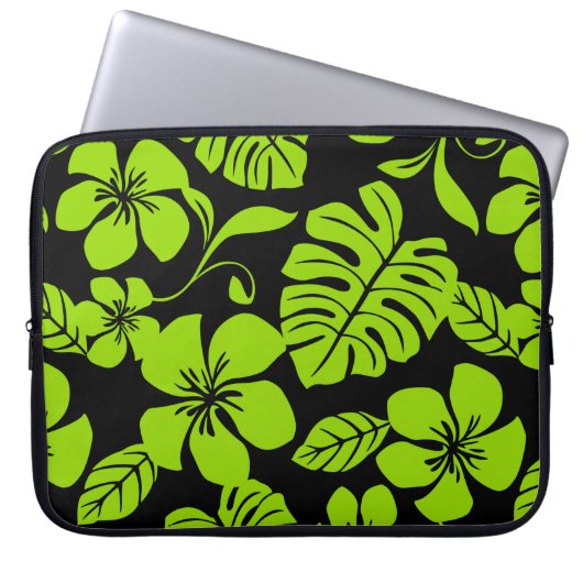 PINK BIKINI (BLACK/LIMOEN) Electronics Bag Laptop Sleeve (Voorkant)