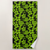 PINK BIKINI (BLACK/LIMOEN) STRANDLAKEN (Voorkant)