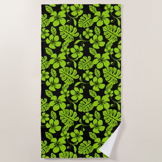 PINK BIKINI (BLACK/LIMOEN) STRANDLAKEN (Voorkant)