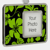 PINK BIKINI (BLACK/LIMOEN) VERZILVERD OMLIJST ORNAMENT (Rechts)