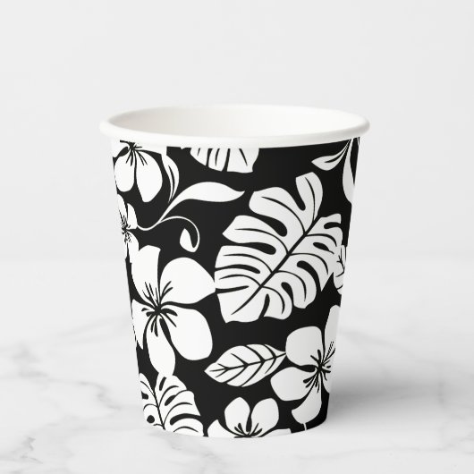 PINK BIKINI (BLACK) PAPIEREN BEKERS (Voorkant)