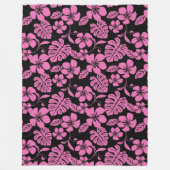 PINK BIKINI (BLACK/PINK) FLEECE DEKEN (Voorkant)