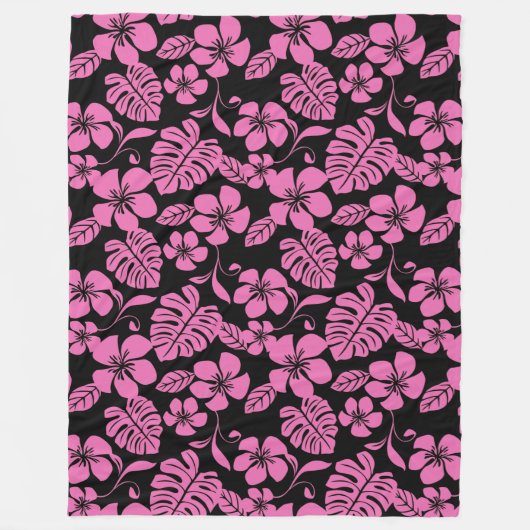 PINK BIKINI (BLACK/PINK) FLEECE DEKEN (Voorkant)