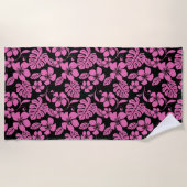 PINK BIKINI (BLACK/PINK) STRANDLAKEN (Voorkant)