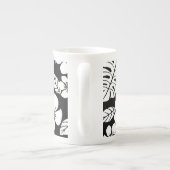 PINK BIKINI (BLACK) PORSELEIN KOP (Achterkant)