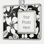 PINK BIKINI (BLACK) VERZILVERD OMLIJST ORNAMENT (Links)