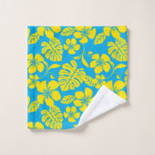 PINK BIKINI (BLUE/GEEL) BATH TOWEL SET BAD HANDDOEK (Wasdoekje)