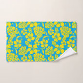 PINK BIKINI (BLUE/GEEL) BATH TOWEL SET BAD HANDDOEK (Handdoek)