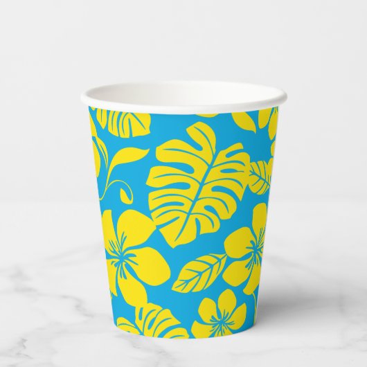 PINK BIKINI (BLUE/GEEL) PAPIEREN BEKERS (Achterkant)