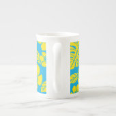 PINK BIKINI (BLUE/GEEL) PORSELEIN KOP (Achterkant)