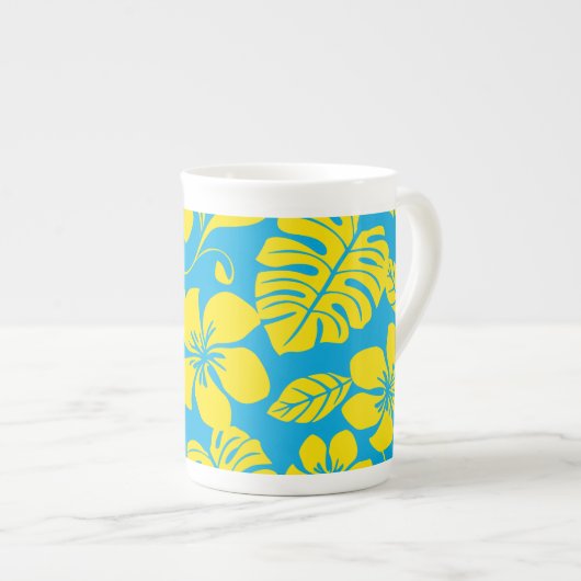 PINK BIKINI (BLUE/GEEL) PORSELEIN KOP (Voorkant rechts)