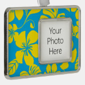 PINK BIKINI (BLUE/GEEL) VERZILVERD OMLIJST ORNAMENT (Rechts)