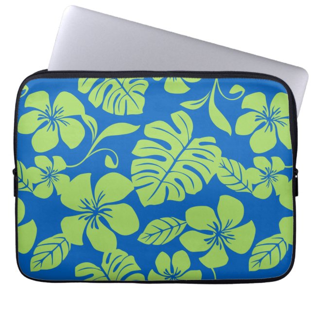 PINK BIKINI (BLUE/GROEN) LAPTOP SLEEVE (Voorkant)