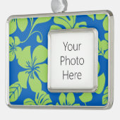 PINK BIKINI (BLUE/GROEN) VERZILVERD OMLIJST ORNAMENT (Links)