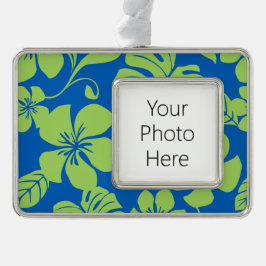 PINK BIKINI (BLUE/GROEN) VERZILVERD OMLIJST ORNAMENT