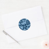 PINK BIKINI (BLUE x 2) CLASSIC ROND STICKER (Envelop)