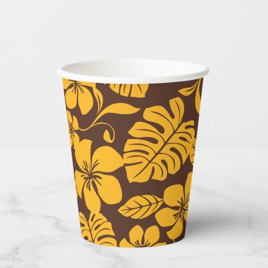 PINK BIKINI (BROWN/GOLD) PAPIEREN BEKERS (Voorkant)